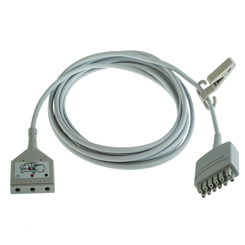 Prolunga ECG Neonatale 3 derivazioni Multi-Link, AHA Lunga (1/conf) Prolunga ECG Neonatale 3 derivazioni Multi-Link, AHA Lunga (1/conf)