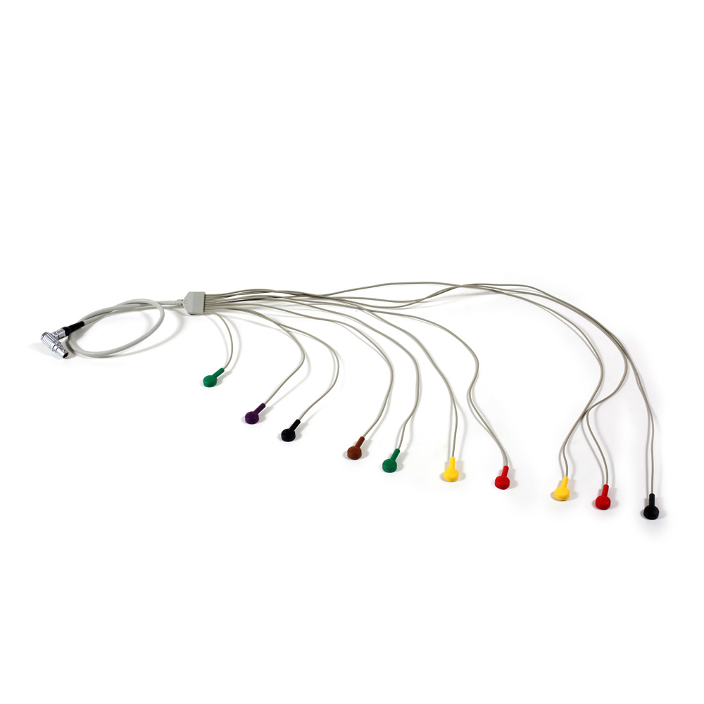 Cavo ECG per Holter a 12 canali, circolare, IEC, 130cm (1/conf) Cavo ECG per Holter a 12 canali, circolare, IEC, 130cm (1/conf)
