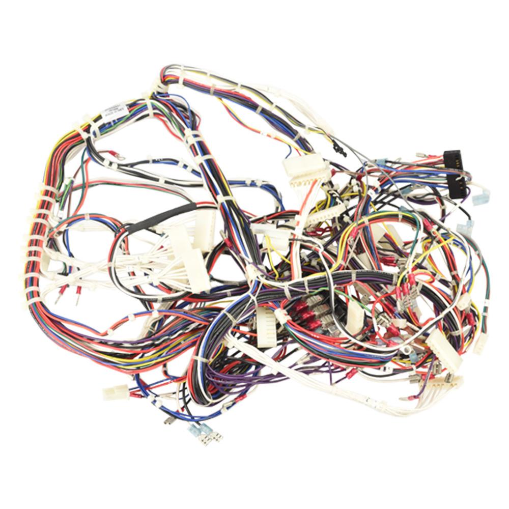 MAIN HARNESS FOR AMX4. MODIFIED VERSION OF 46-315144 REQUIRED FOR EMC CONFIGURATION DUE TO ADDITION OF EMI LINE FILTER. PHYSICAL DIFFERENCE IS THE SIZE OF TWO PUSH-ON TERMINALS. MAIN HARNESS FOR AMX4. MODIFIED VERSION OF 46-315144 REQUIRED FOR EMC CONFIGURATION DUE TO ADDITION OF EMI LINE FILTER. PHYSICAL DIFFERENCE IS THE SIZE OF TWO PUSH-ON TERMINALS.