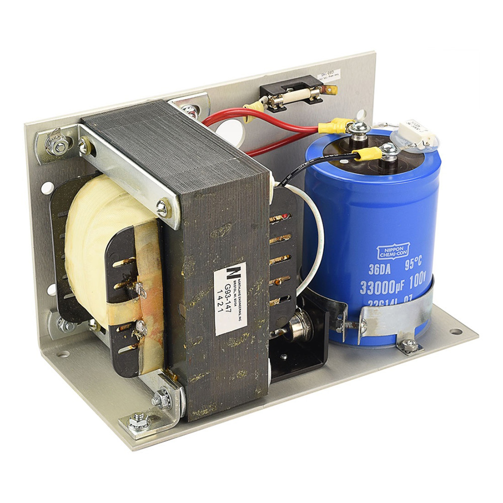 Unregulated Filament Power Supply 120VAC Input 38V 15A Output Unregulated Filament Power Supply 120VAC Input 38V 15A Output