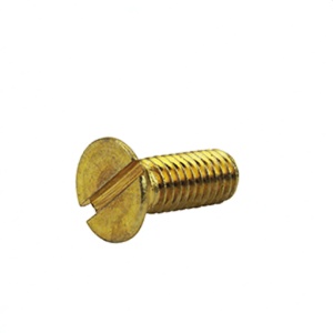 M6 X 16 Slotted Flat Countersunk Head Machine Screw M6 X 16 Slotted Flat Countersunk Head Machine Screw
