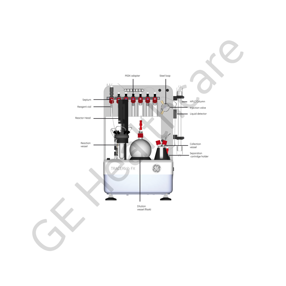 TRACERLAB FX M SPE DILUTION VESSEL 80MM TRACERLAB FX M SPE DILUTION VESSEL 80MM
