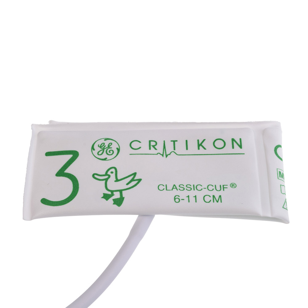 Bracciale CLASSIC-CUF Neonatale #3, Connettore Neo-Snap (Singolo tubo) (20/conf) Bracciale CLASSIC-CUF Neonatale #3, Connettore Neo-Snap (Singolo tubo) (20/conf)