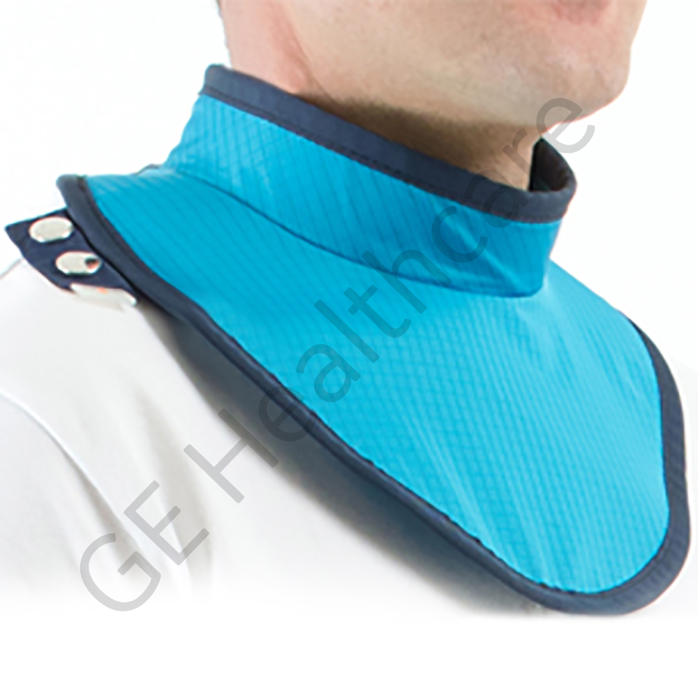 MAVIG  protezione per la tiroide con chiusura a bottone automatico, modello RA614, collo 32-45 cm, eq. di piombo 0,5-0,5 mm, colore Ocean