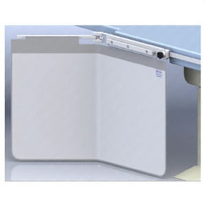 Schermo di protezione inferiore a perno singolo Kenex, 100 cm largh. x 70 cm alt., incl. Binario per accessori 35 cm Schermo di protezione inferiore a perno singolo Kenex, 100 cm largh. x 70 cm alt., incl. Binario per accessori 35 cm